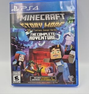 Playstation 4 Blue Minecraft: Story Mode - The Complete Adventure (PS4)Rare